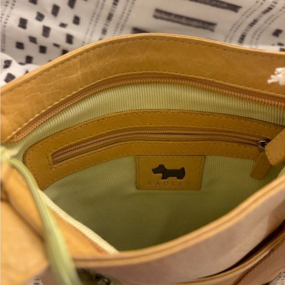 Radley yellow leather crossbody bag- super cute! - Picture 3 of 4